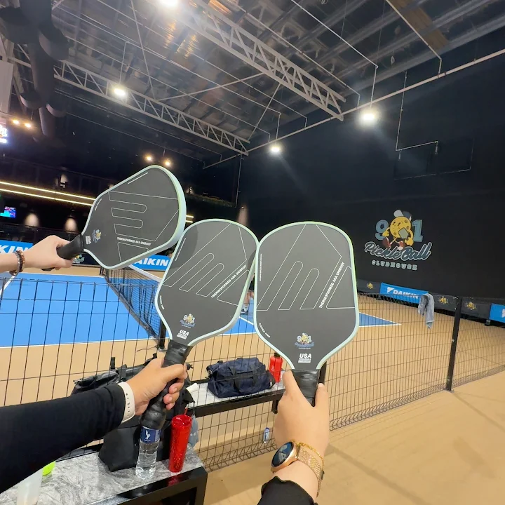 Pickleball paddles at 91 Sports Arena