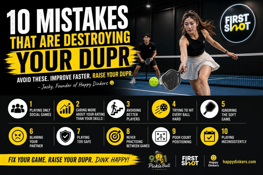 10 DUPR mistakes