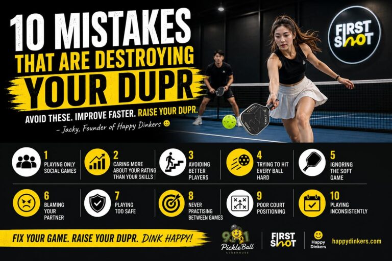 10 DUPR mistakes