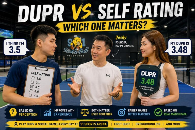 DUPR vs Self Rating