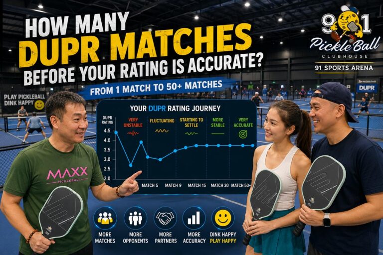 How many DUPR matches